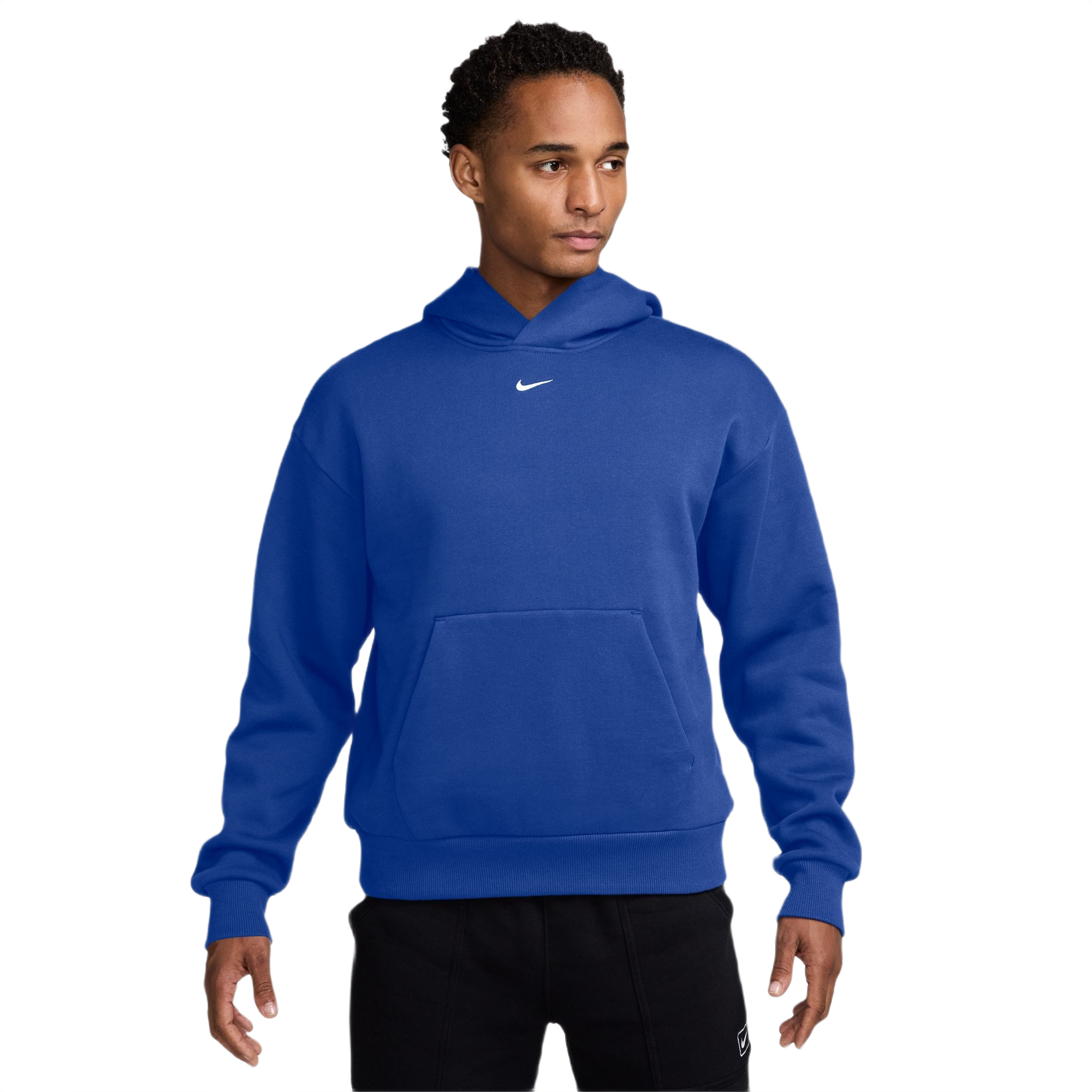 Nike Men's Solo Fleece Pullover Hoodie - Royal - ROYAL